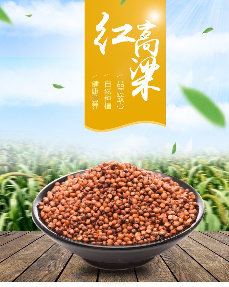 东北散装红高粱 带皮高粱米 未脱皮高粱酿酒原料现货批发_735640fe.jpg