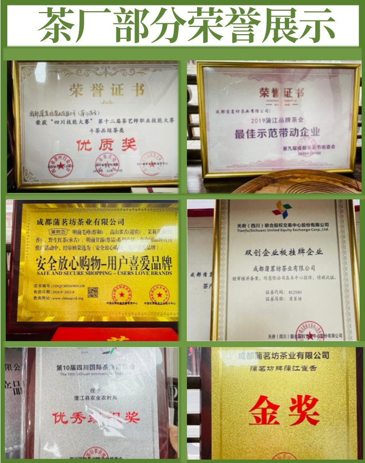 2022年新茶 蒲茗坊 明前头采嫩芽 茉莉花茶 蒙顶山散装飘雪 _966abdce.jpg